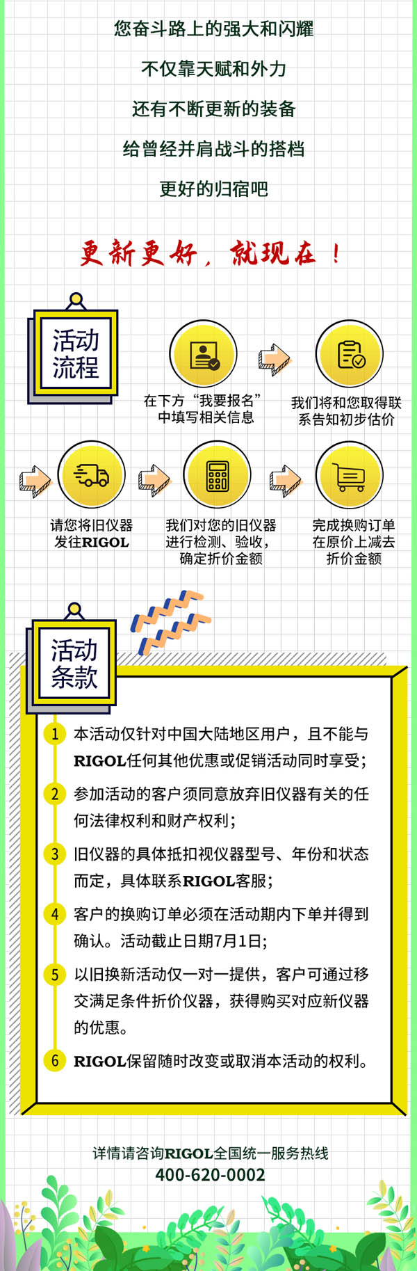 普源精電特推出“無‘疫’為報，‘儀’舊換新”的儀器換購活動